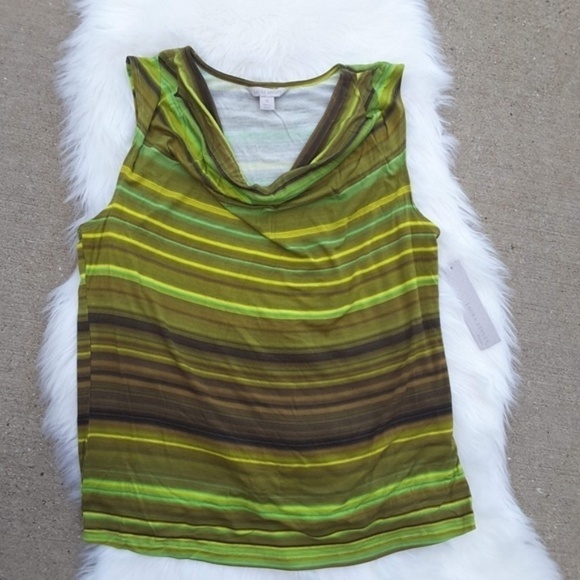 NWT LAURA ASHLEY sleeveless Cowl neck Top sz 1x - Picture 2 of 5